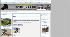 Desktop Screenshot of bobcat.bobmunka.hu