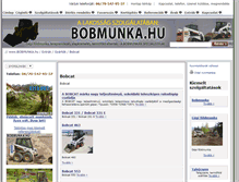 Tablet Screenshot of bobcat.bobmunka.hu