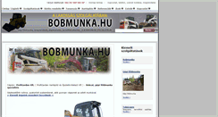 Desktop Screenshot of bobmunka.hu